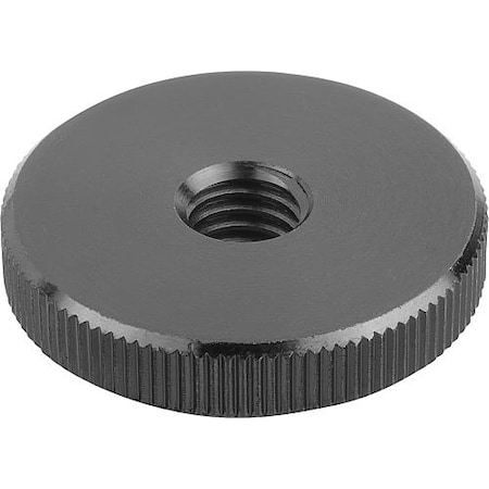 Knurled Nuts Flat Steel And Stainless Steel, DIN 467